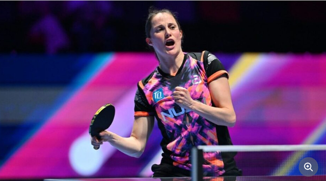 德国选手萨宾·温特爆冷击败王艺迪晋级四强